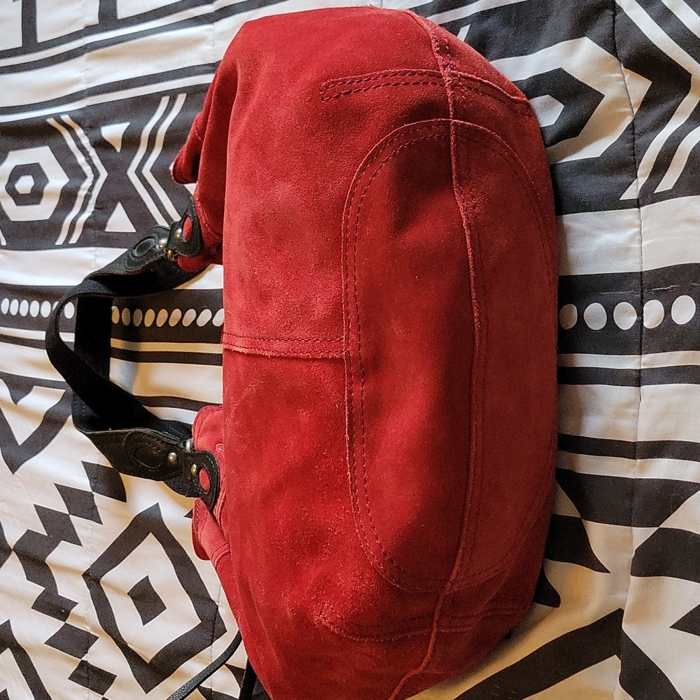 Lucky Brand Suede Leather Shoulder Bag - Picture 6 of 16